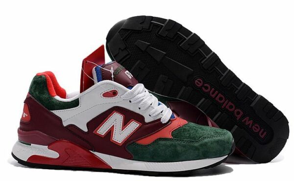 New Balance 878 зеленые с красным и белым (39-43)