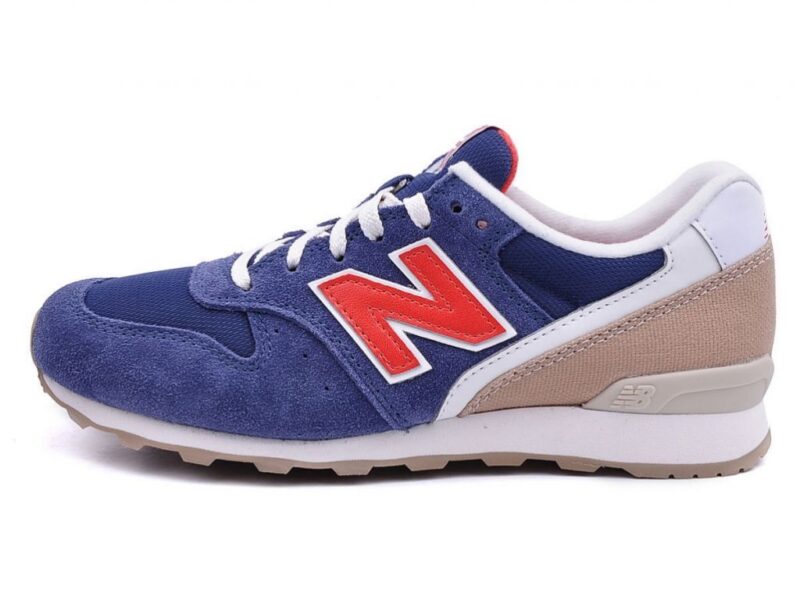 New Balance 996 фиолетовые с бежевым и красным (35-38)