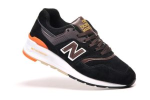 New Balance 997 черные с оранжевым (39-43)