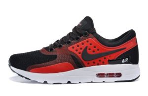 Nike Air Max Zero черные с красным (39-44)