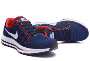 Nike Zoom Vomero 12 синие с красным (40-44)