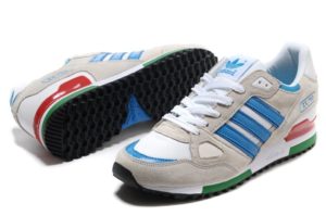 Adidas ZX 750 серые с голубым (40-44). Адидас zx 750