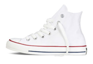 Converse All Star высокие белые white (35-45). Конверс Ол Стар