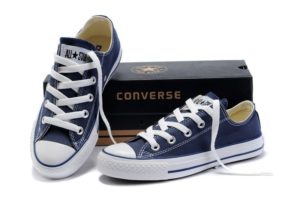 Converse All Star Chuck Taylor low blue / низкие синие (35-45). Конверс Ол Стар