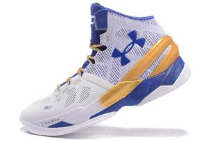 Under Armour Curry 2 белые с синим и золотым (40-45)