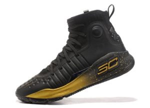 Under Armour Curry 4 черный с золотым (40-45)