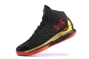 Under Armour Curry One черные с золотым (40-45)