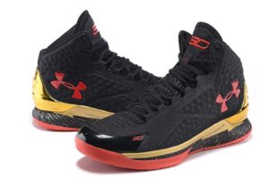 Under Armour Curry One черные с золотым (40-45)