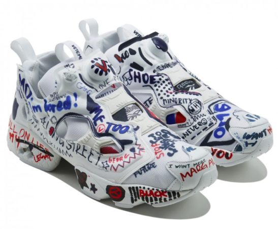 Vetements x Reebok Insta Pump Fury граффити (35-39)