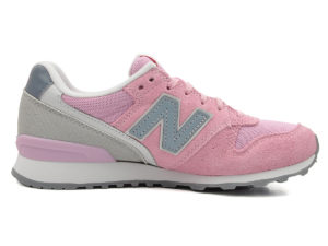 New Balance 996 замша-сетка розовые с серым (35-40)