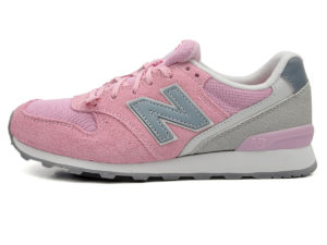 New Balance 996 замша-сетка розовые с серым (35-40)