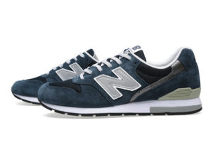 Кроссовки New Balance 996 темно-синие с серым (40-46)