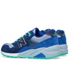 New Balance 580 замша-сетка темно-синие с серым (40-45)