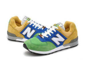 Кроссовки New Balance 576 желто-сине-зеленые 35-44