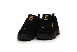 Fila Disruptor 2 black-gold черные с золотым (35-39)