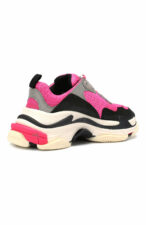 Balenciaga Triple S Pink-Black розовые-чёрные  (35-39)