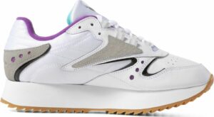 Кроссовки Reebok Classic leather кожаные white белые (35-39)