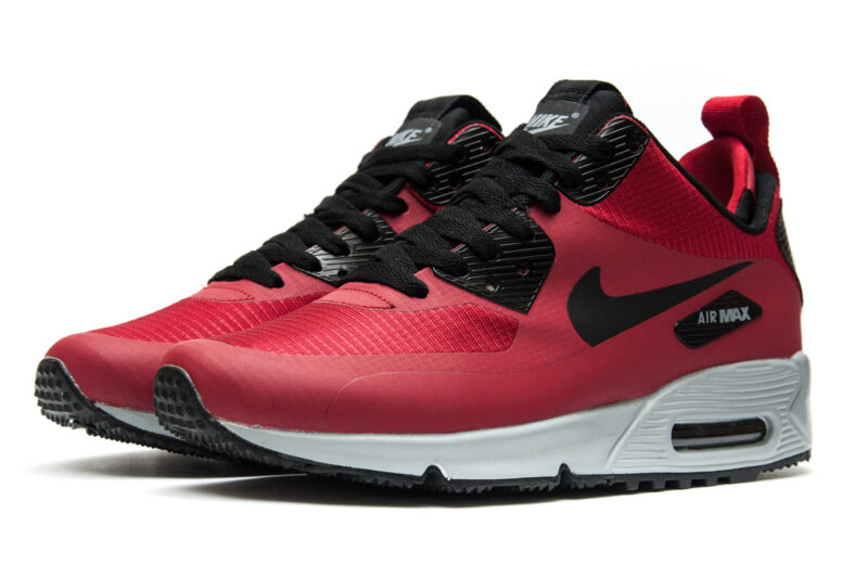 Nike Air Max 90 Winter Mid red красные (40-44)