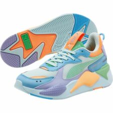 Puma RS-X  синие-оранжевые-зеленые-фиолетовые  (35-39)