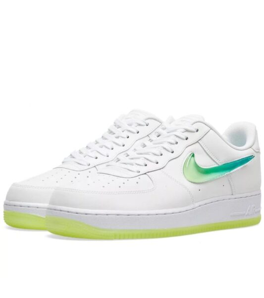 Nike Air Force 1 LV8 белые-зеленые (35-39)