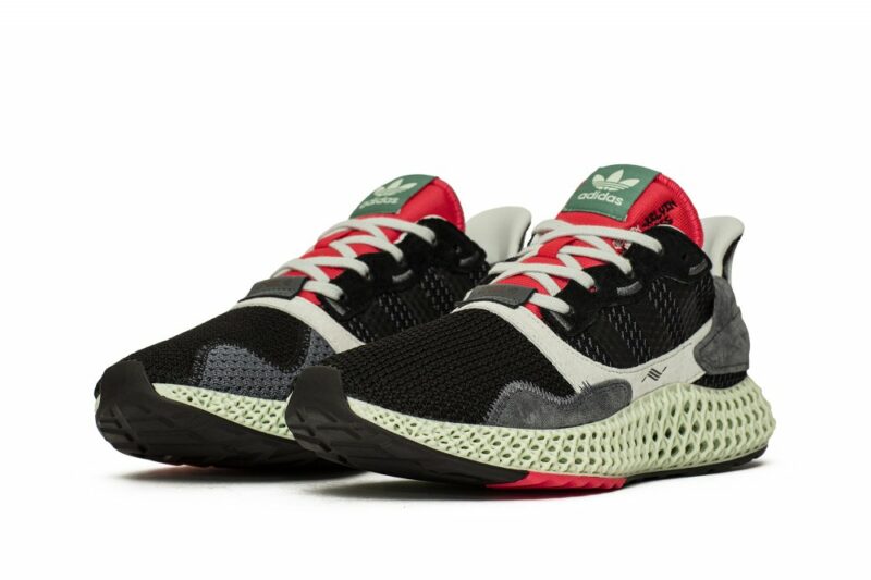 Adidas ZX 4000 4D чёрные-серые-красные (40-44)