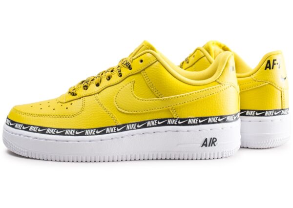 Nike Air Force 1 07 LV8 Lab Low жёлтые кожаные женские (36-40)