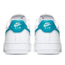 Nike Air Force 1 LV8 белые с бирюзовым (35-39)