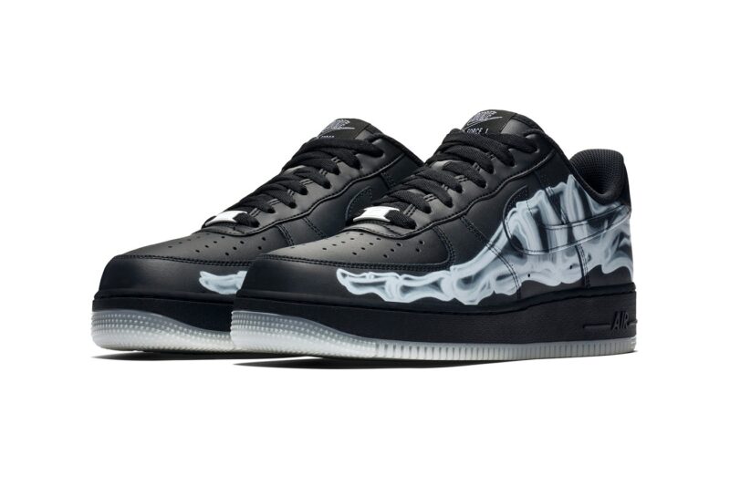 Nike Air Force 1 LV8 черные-скелет (40-44)