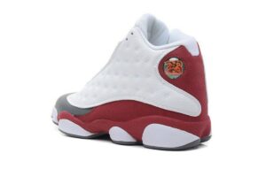 Nike Air Jordan 13 белые с бордовым (42-44)