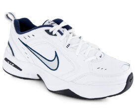 Nike Air Monarch белые с синим (40-44)