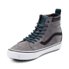 Зимние Vans с мехом серые с черным (40-44)