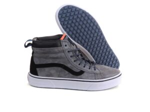 Зимние Vans с мехом серые с черным (40-44)