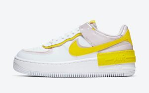 Nike Air Force 1 Shadow белые с желтым (35-39)