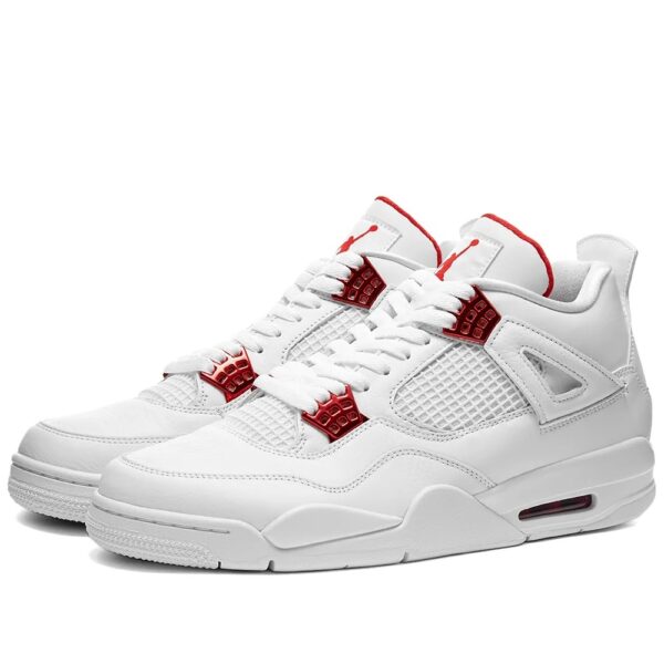 Nike Air Jordan 4 Metallic Red белые (35-39)