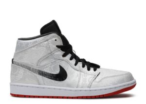 Nike Air Jordan 1 Mid 'Fearless Edison Chen серые (40-44)