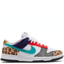 Nike SB Dunk Low SE WMNS "Safari Mix" разноцветные кожа-нубук мужские-женские (40-44)